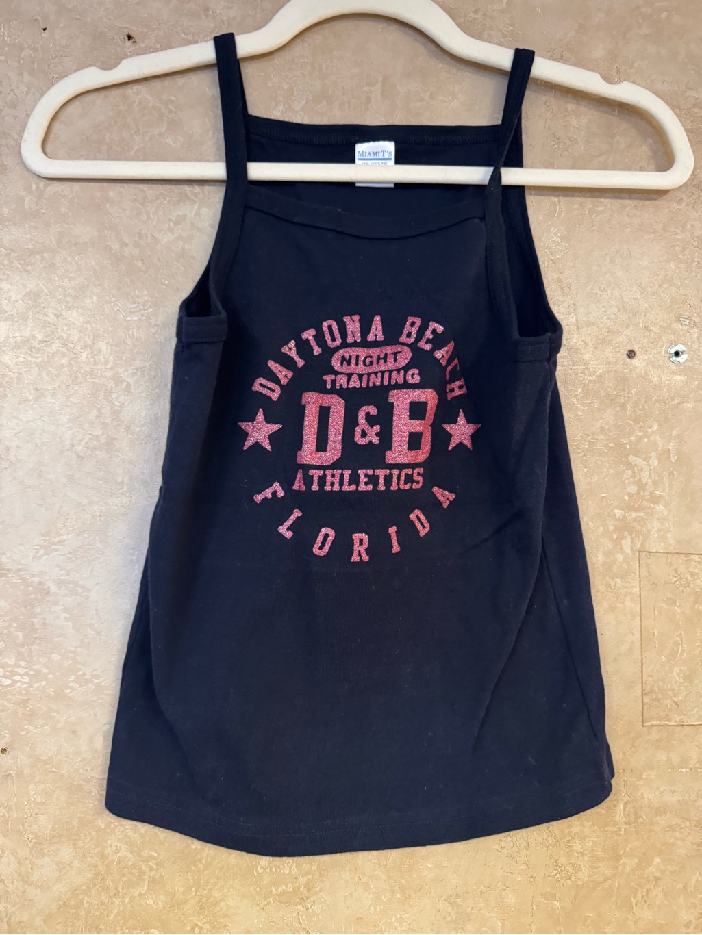 Preowned Daytona Beach Blue Tank Top Size M Runs Small Bust 13 Item Phk7868